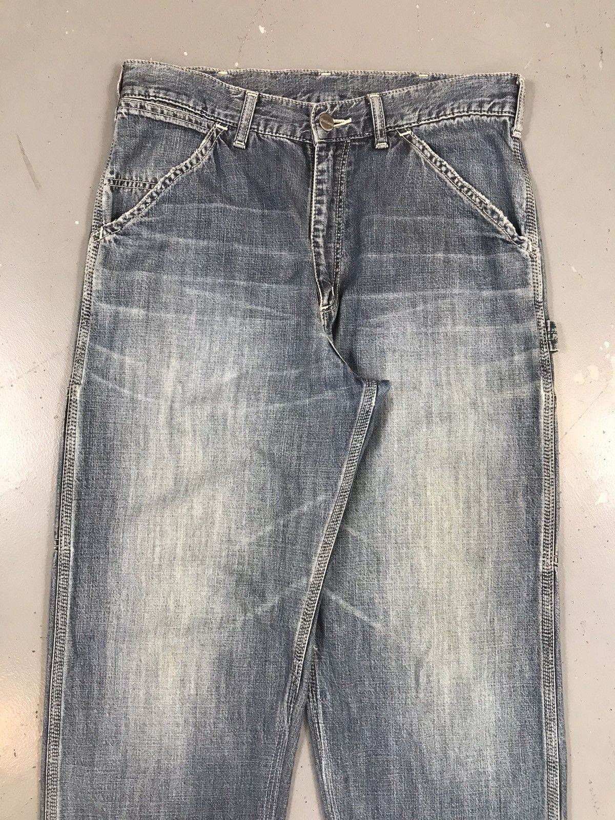 Carhartt × Vintage Vintage Carhartt B73 DST carpenter denim Size US 30 / EU 46 - 4 Thumbnail