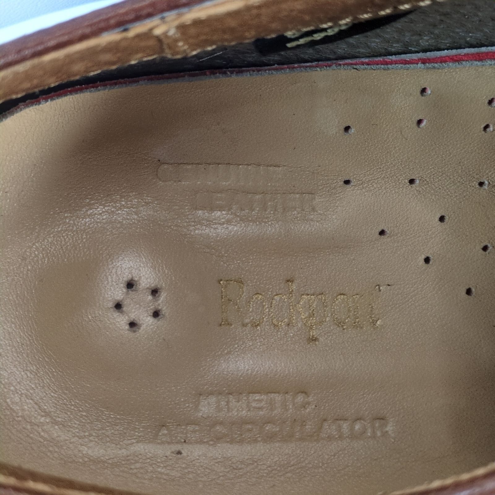 Rockport Rockport Men's 9W Brown & White Leather Saddle Golf Shoes Size US 9 / EU 42 - 8 Thumbnail