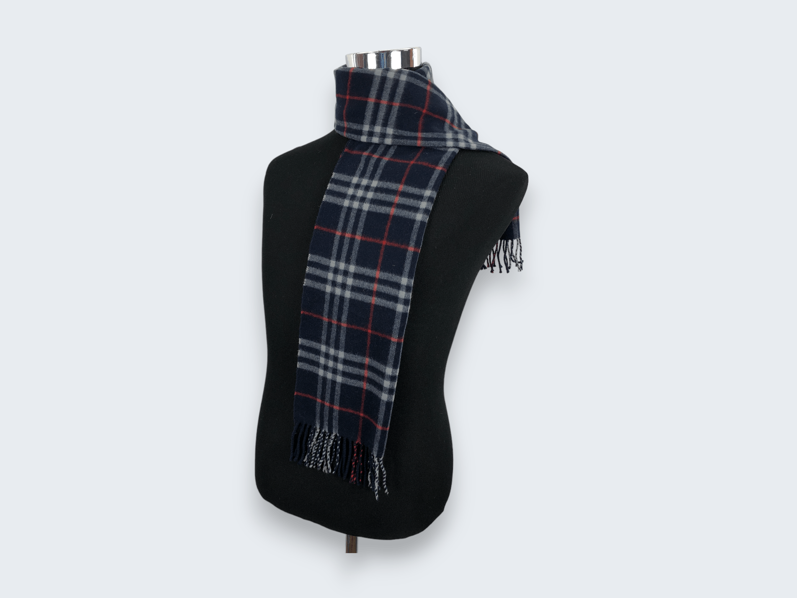 Burberry × Vintage Vintage Burberry Scarf Muffler MF029 Size ONE SIZE - 2 Thumbnail