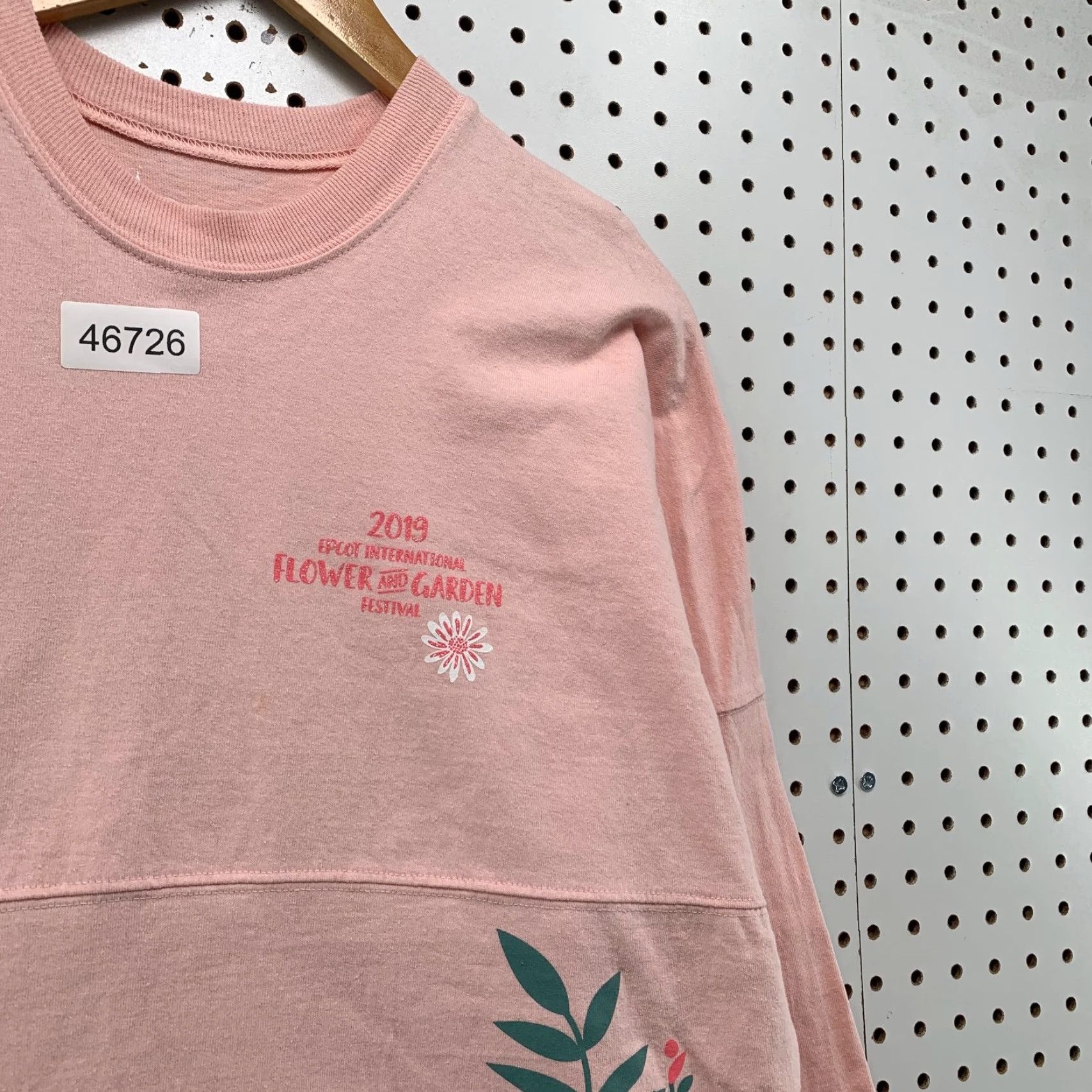 Disney Disney Parks Shirt Womens Medium Pink Spirit Jersey Flower Garden Epcot Size M / US 6-8 / IT 42-44 - 7 Thumbnail