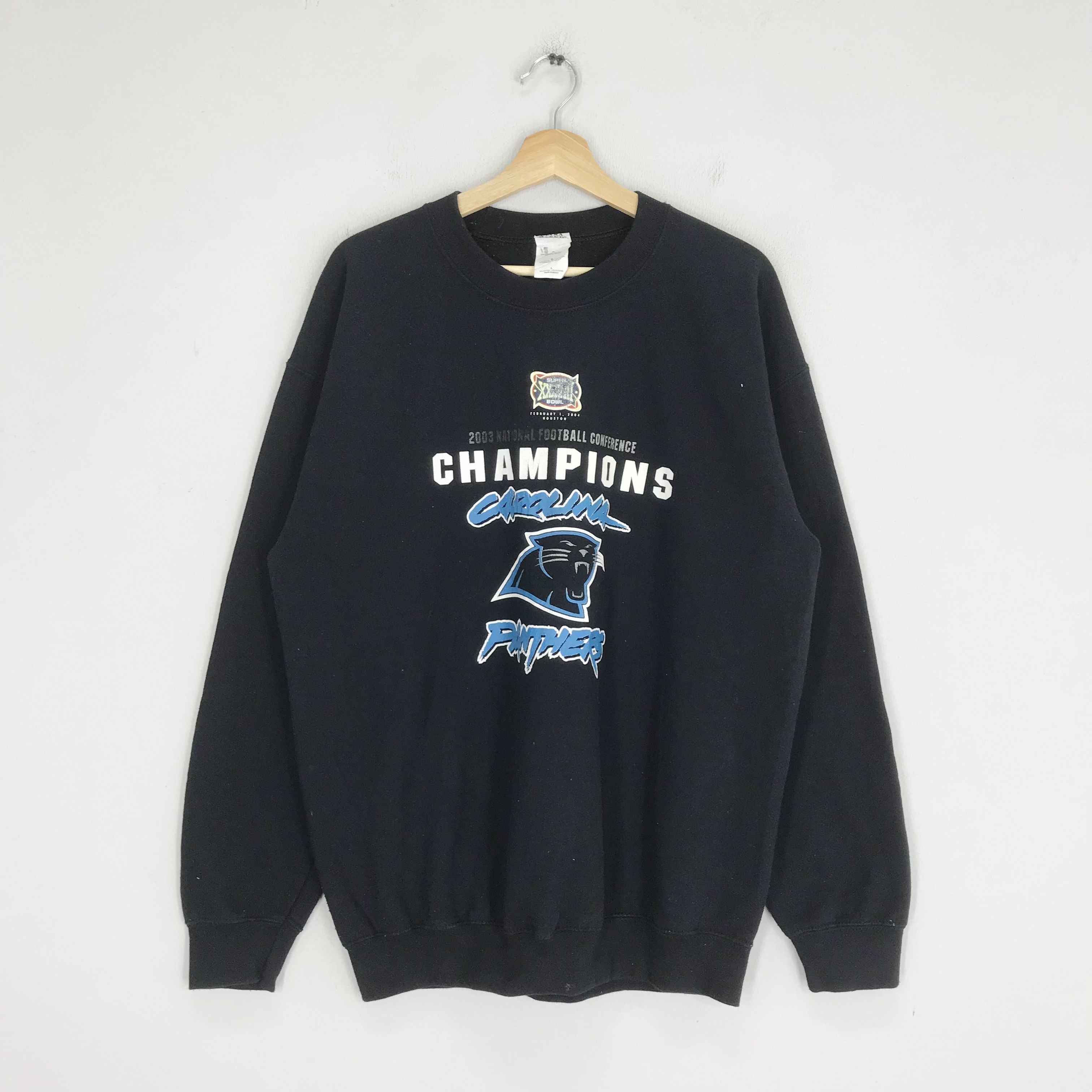 Carolina Herrera Vintage Carolina Panthers Sweatshirt - 210 Size US L / EU 52-54 / 3 - 1 Thumbnail