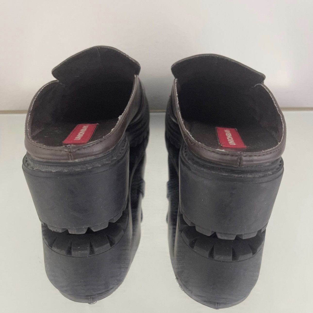 UNIONBAY UNIONBAY Vintage 90s Y2K Brown Faux Leather Slip On Loafers Size US 7.5 / IT 37.5 - 5 Thumbnail