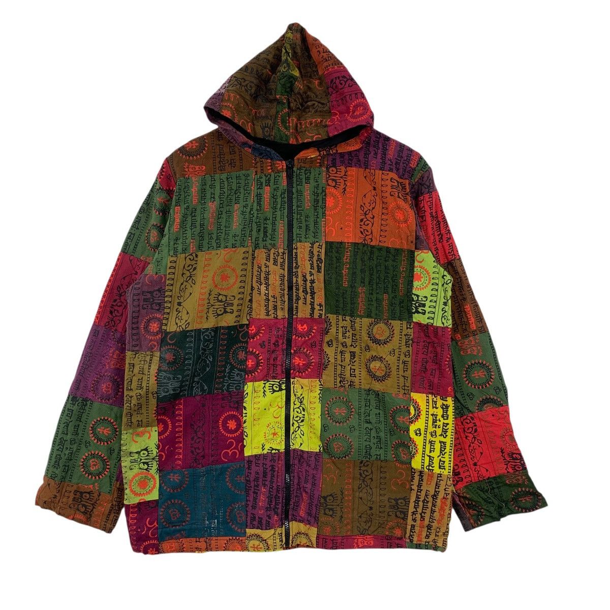 Vintage Vintage BORO SASHIKO PATCHWORK Over Print Jacket Parka Size US M / EU 48-50 / 2 - 3 Thumbnail