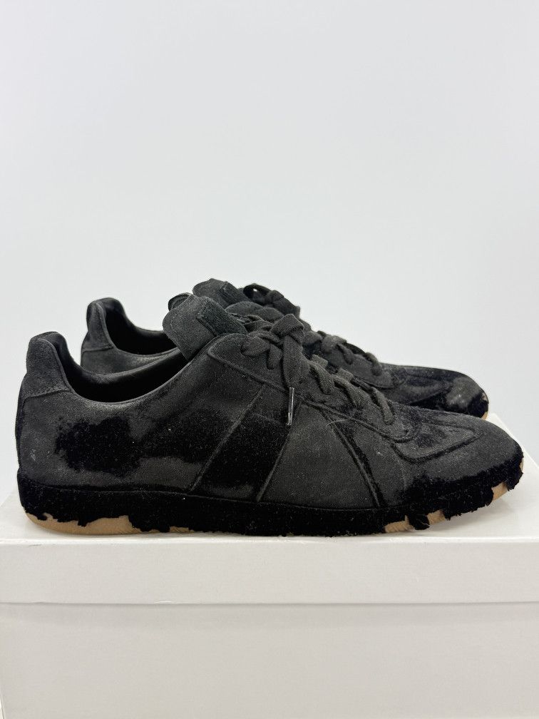 Maison Margiela GAT Low Black Velvet Size US 8 / EU 41 - 1 Thumbnail