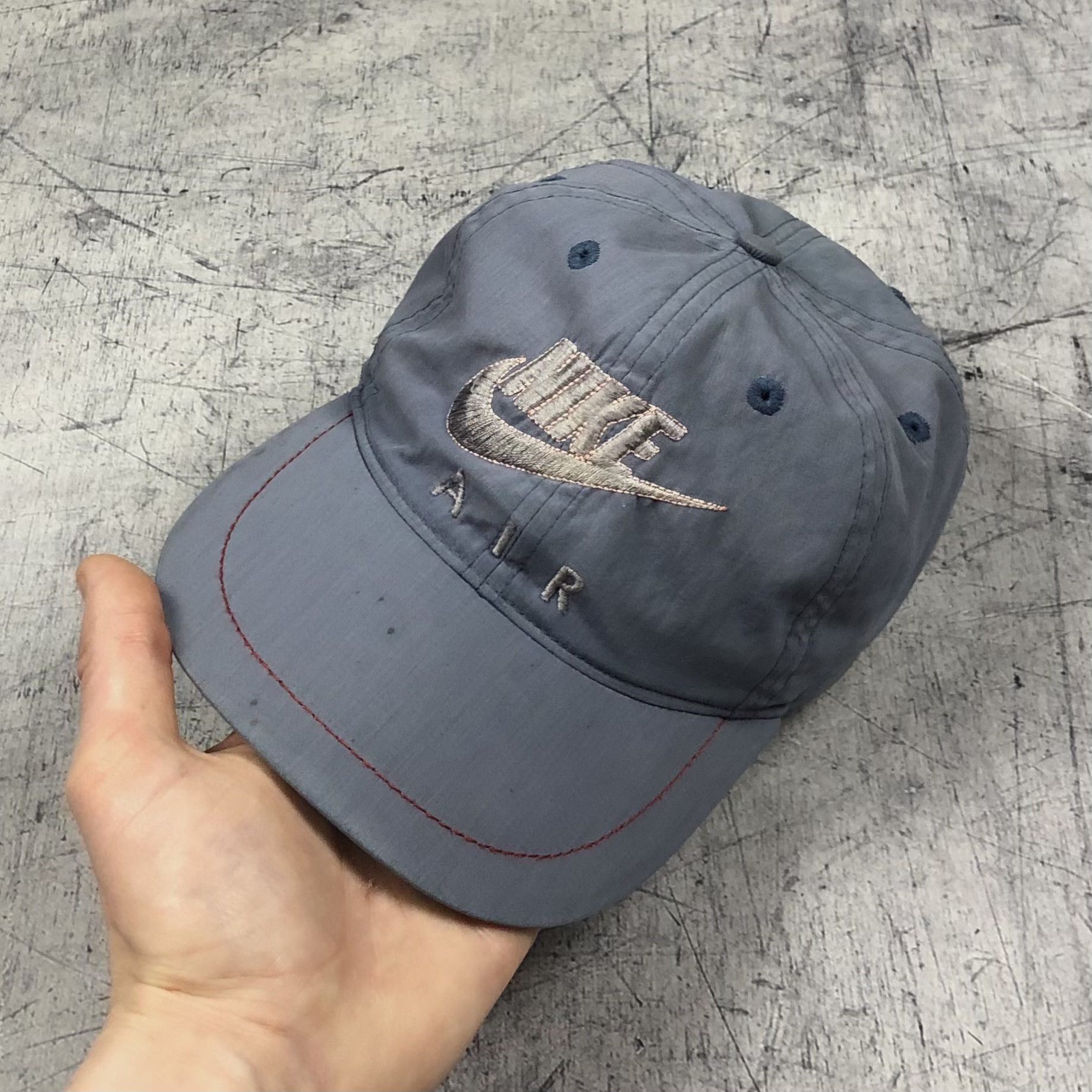 Nike Vintage 90s Nike Air Cap Size ONE SIZE - 3 Thumbnail