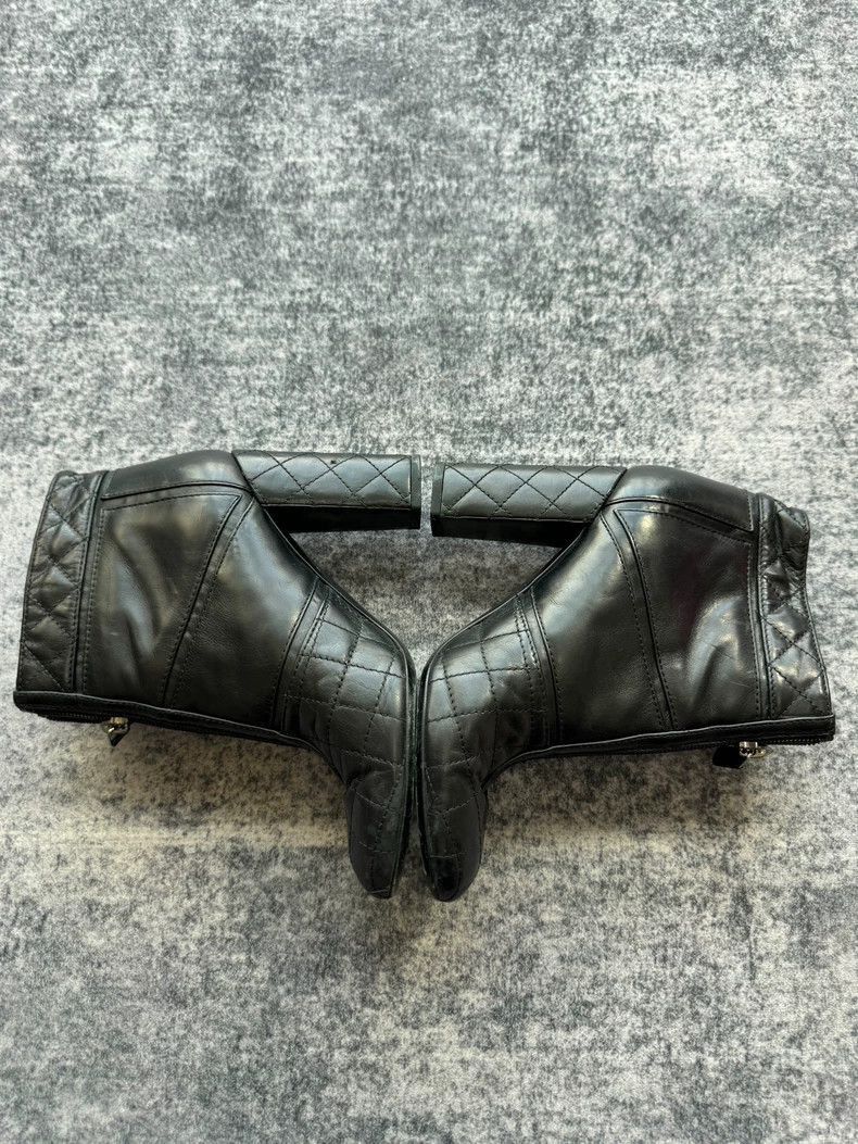 Chanel Chanel Black Quilted High Heel Shoes -2505 Size US 7.5 / EU 40-41 - 4 Thumbnail