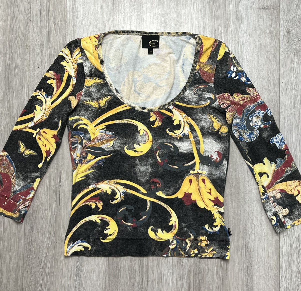 Just Cavalli Just Cavalli Painted Longsleeve Size S / US 4 / IT 40 - 2 Thumbnail