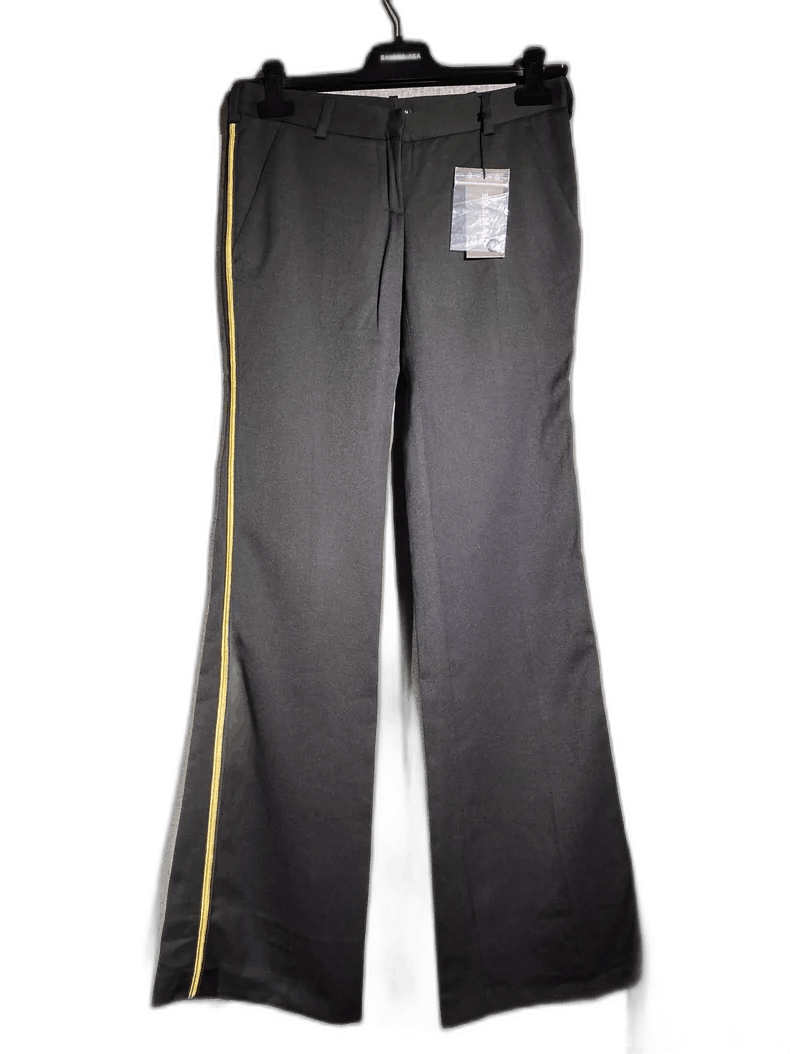 Balmain Balmain Women's Gray Flared Pants Size US 38 / EU 54 - 1 Thumbnail