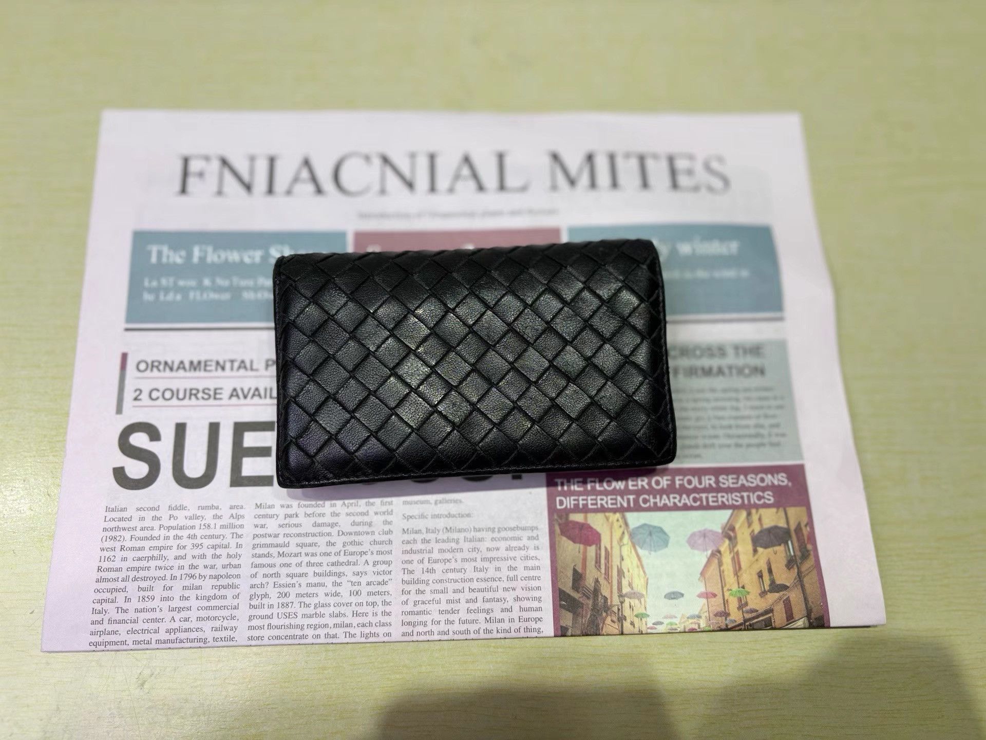 Bottega Veneta Bottega Veneta Woven Short Wallet K36 Size ONE SIZE - 1 Thumbnail