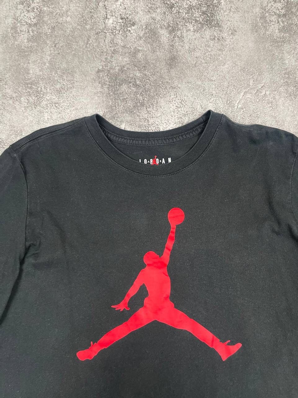 Nike Nike Air Jordan Jumpman Men Cotton T-Shirt Black Size L Size US L / EU 52-54 / 3 - 2 Thumbnail