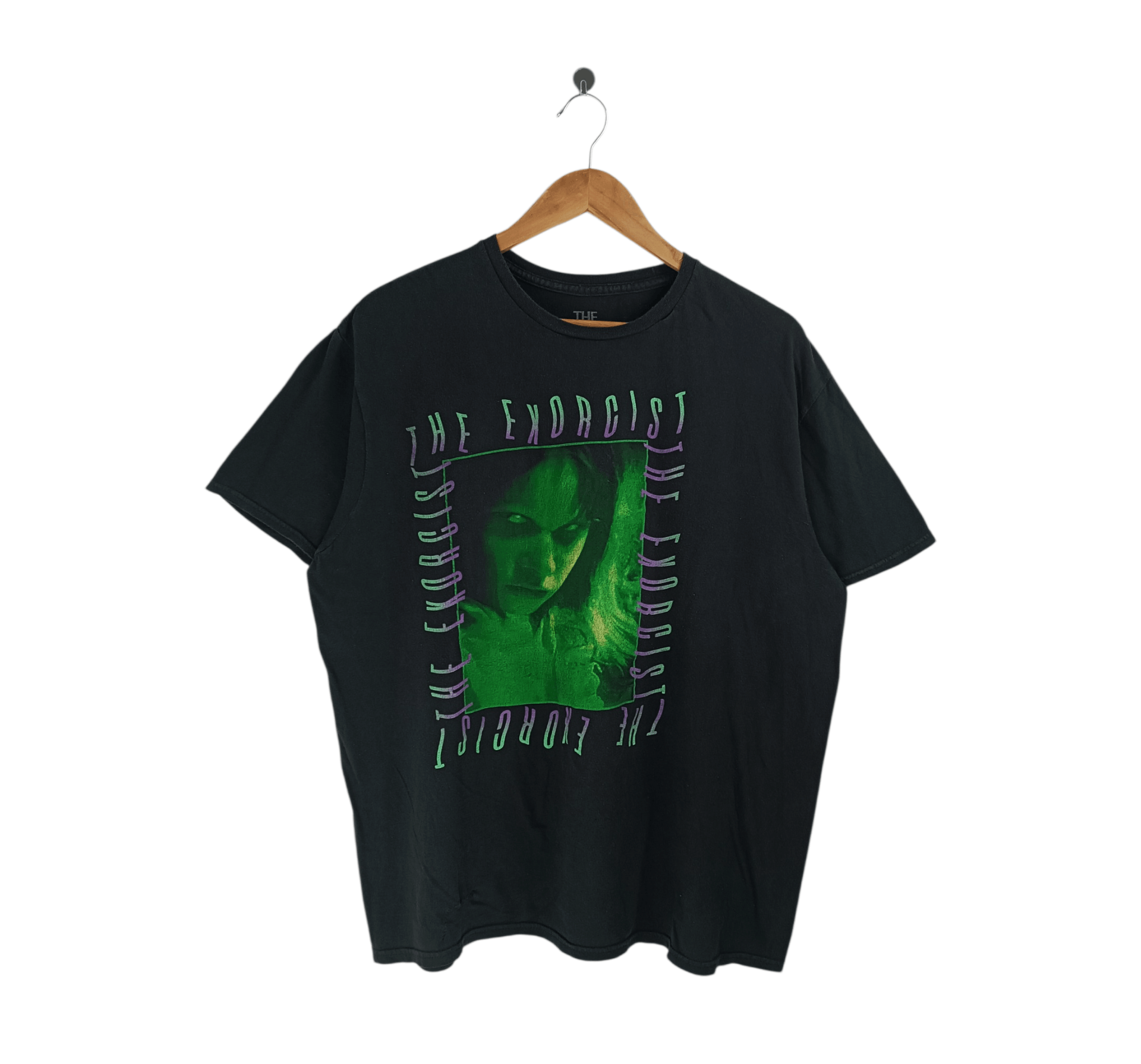 Vintage VINTAGE THE EXORCIST MOVIE TEE HORROR MYSTERY Size US XL / EU 56 / 4 - 1 Thumbnail