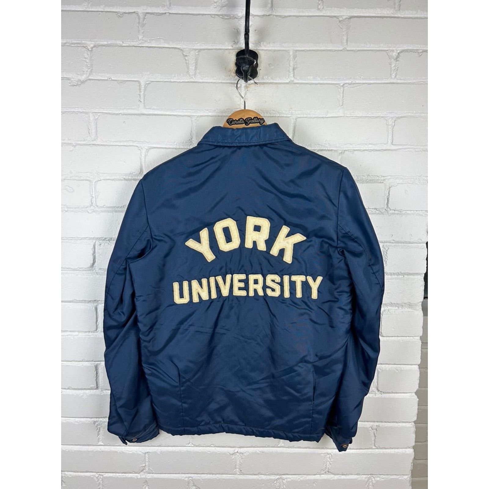 Vintage Vintage 70s/80s York University Embroidered Crest Bomber M Size US M / EU 48-50 / 2 - 2 Thumbnail