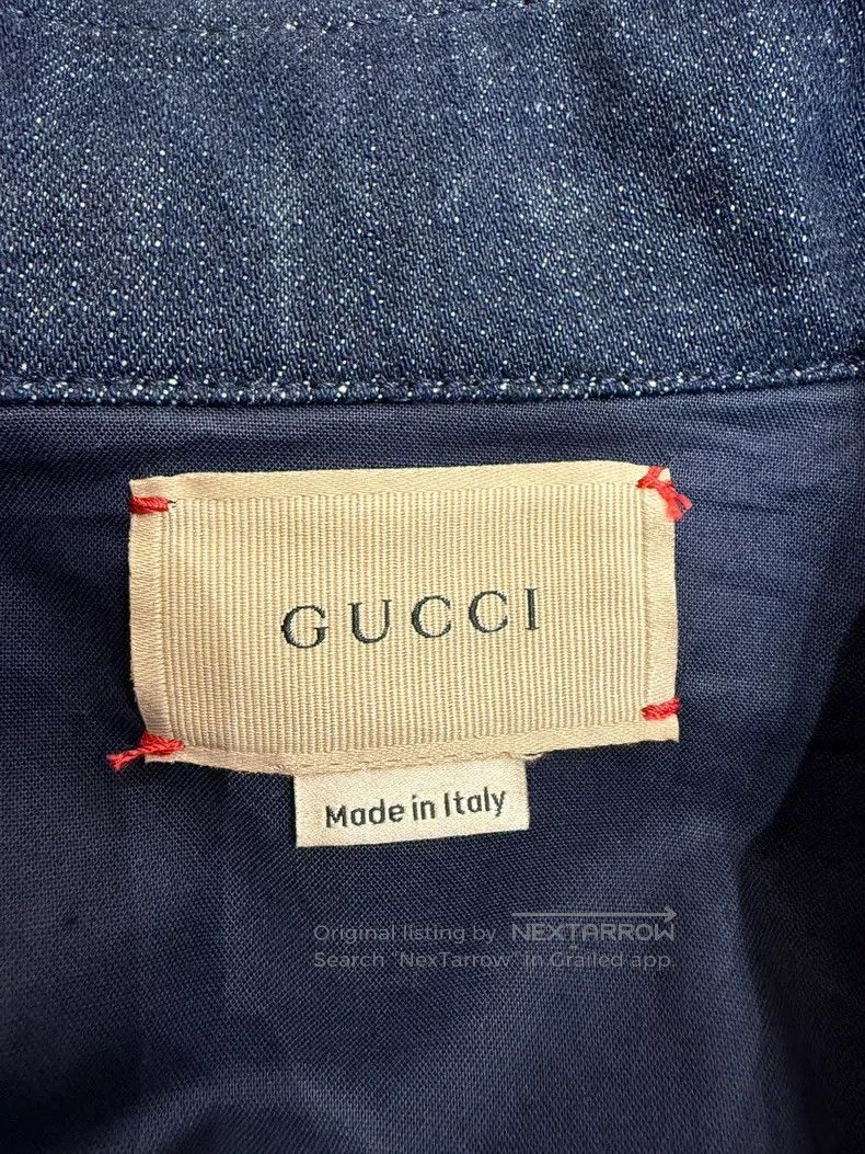 Gucci Gucci Size12 Classic old-fashioned denim jacket Size US XXS / EU 40 - 4 Thumbnail