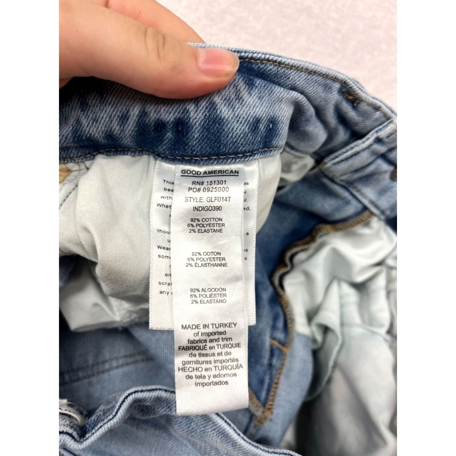 Good American Good American Womens Jeans Flared Light Wash 8 Light Blue 8774 Size 30" / US 8 / IT 44 - 4 Thumbnail