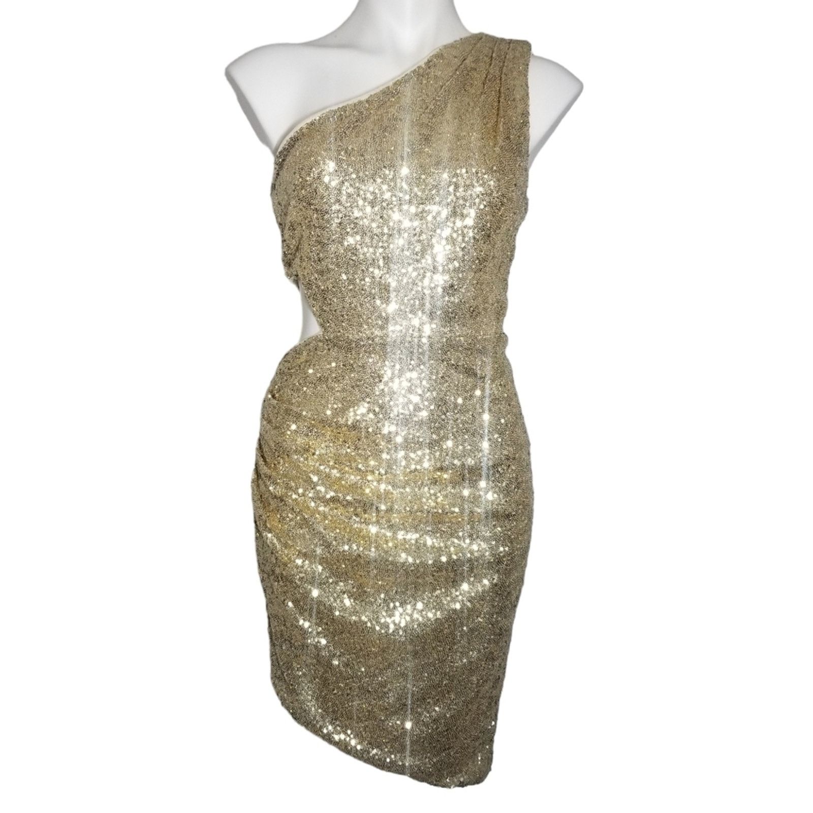 bcbg max azria gold dress BCBG Max Azria main image 1