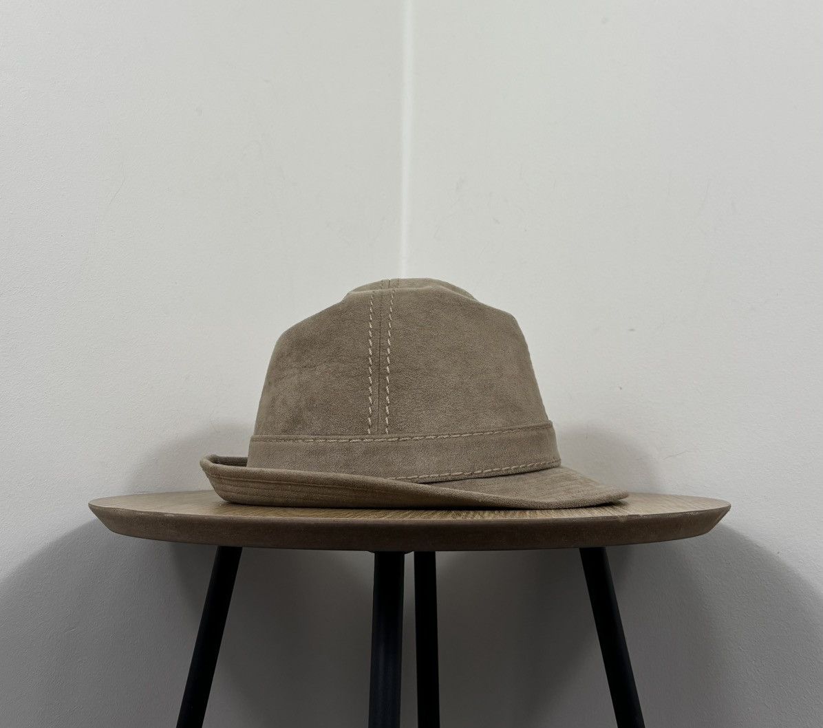 Vintage Vintage Mayser Hat Exclusive Alcantara Suede Safari Style Size ONE SIZE - 7 Thumbnail