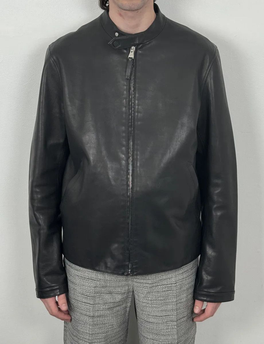 Louis Vuitton Louis Vuitton Black Premium Biker Leather Jacket Size US L / EU 52-54 / 3 - 3 Thumbnail