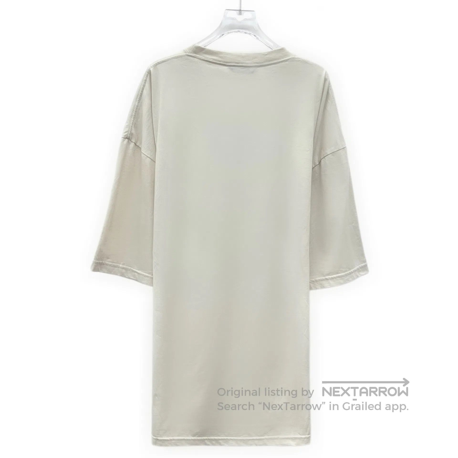 Balenciaga Balenciaga Apricot Logo Letter Embroidered Crew Neck Short Size US S / EU 44-46 / 1 - 2 Thumbnail