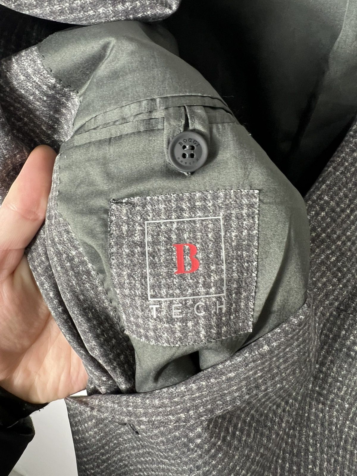 Boggi Luxury Italian Designer Boggi Milano B Tech Blazer Size 52 Size 52R - 6 Thumbnail