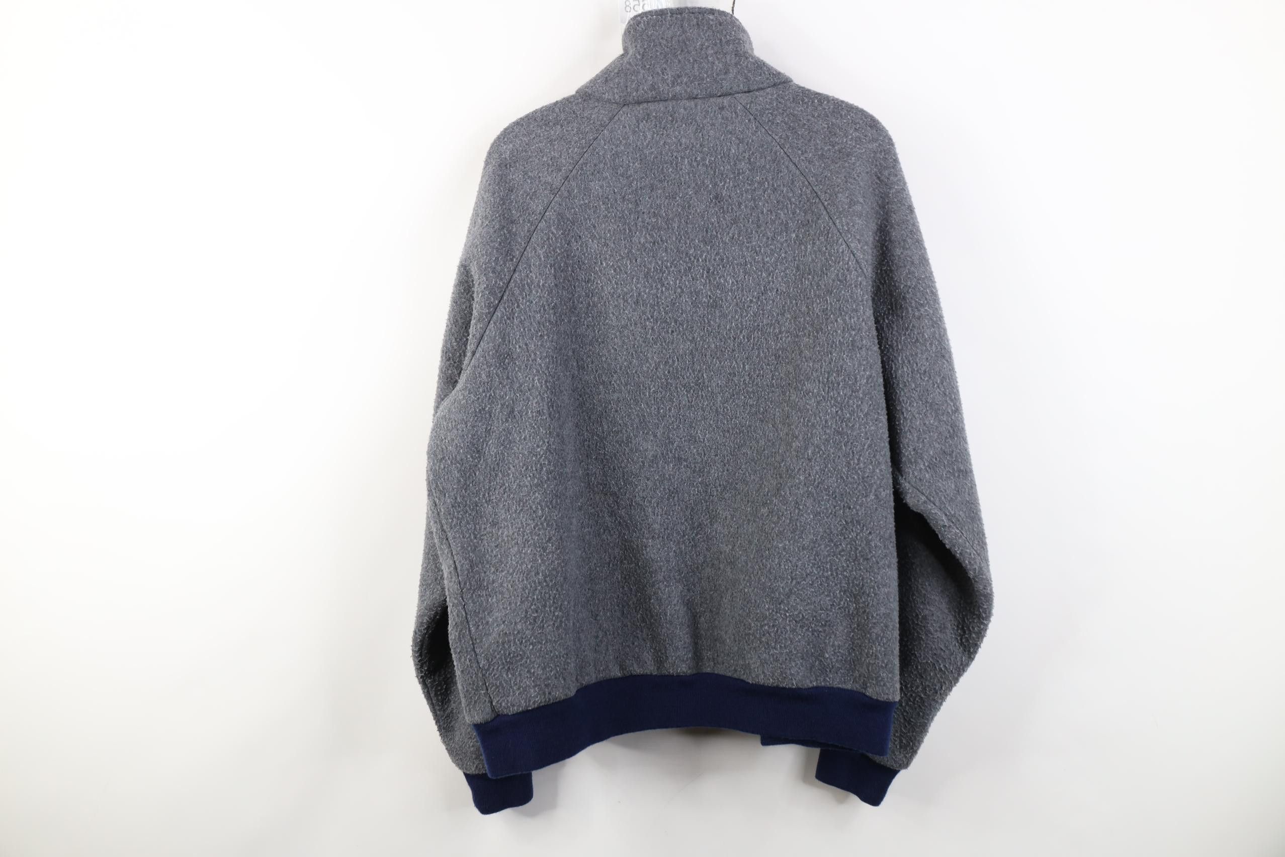 Vintage AS IS Vintage 90s OshKosh B'Gosh Fleece Jacket Gray Blue Size US M / EU 48-50 / 2 - 12 Thumbnail