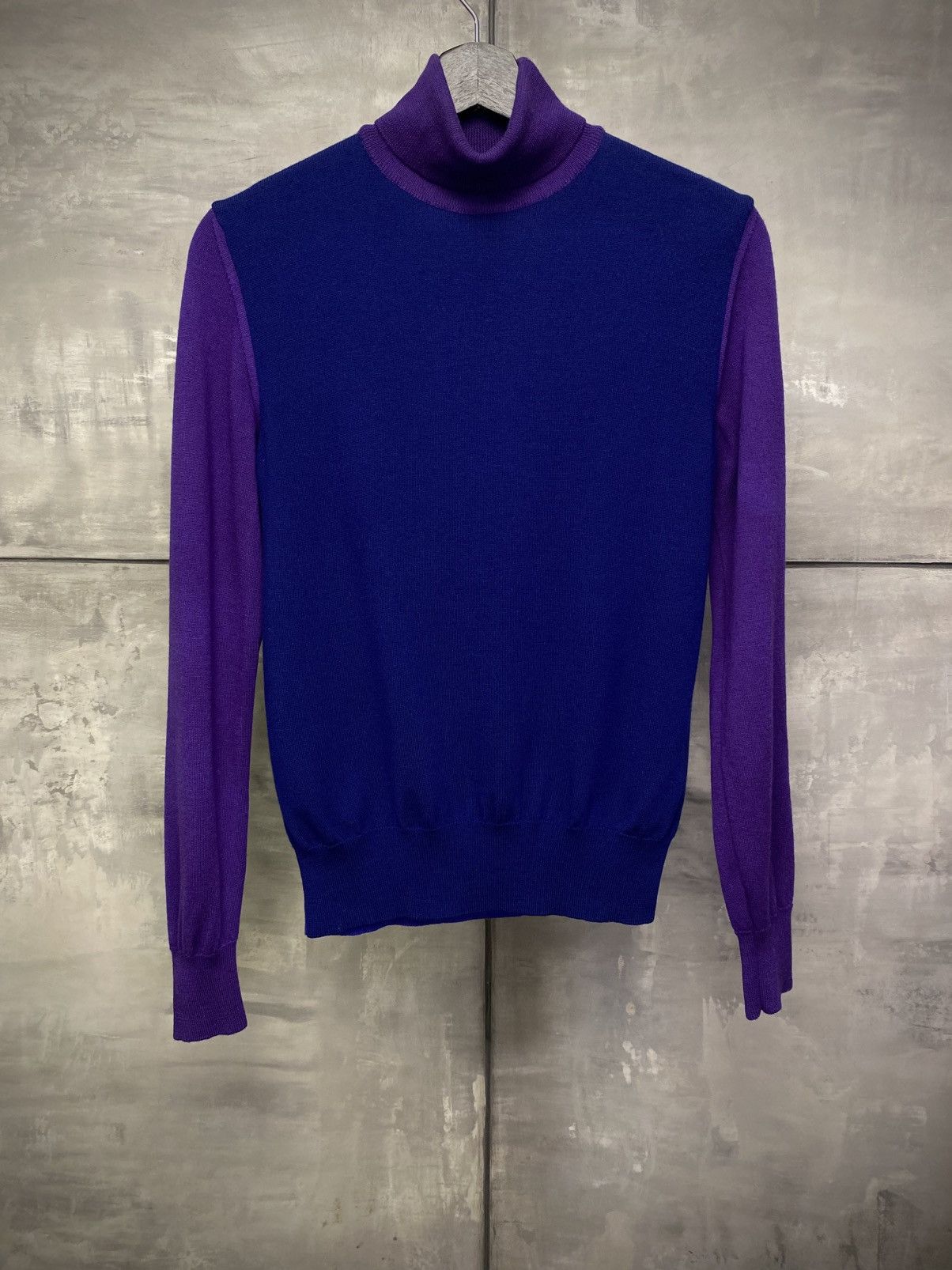 Maison Margiela Artisanal Rare Three Color Turtleneck S-M Size US M / EU 48-50 / 2 - 2 Thumbnail