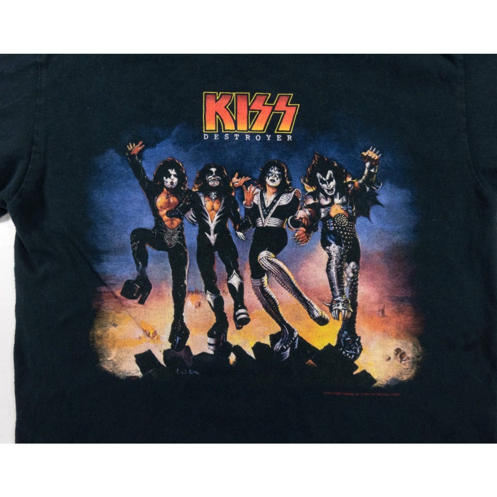 Vintage Kiss 2014 Shirt Adult Small Black Short Sleeve Music Band Tee Mens Size US S / EU 44-46 / 1 - 2 Thumbnail