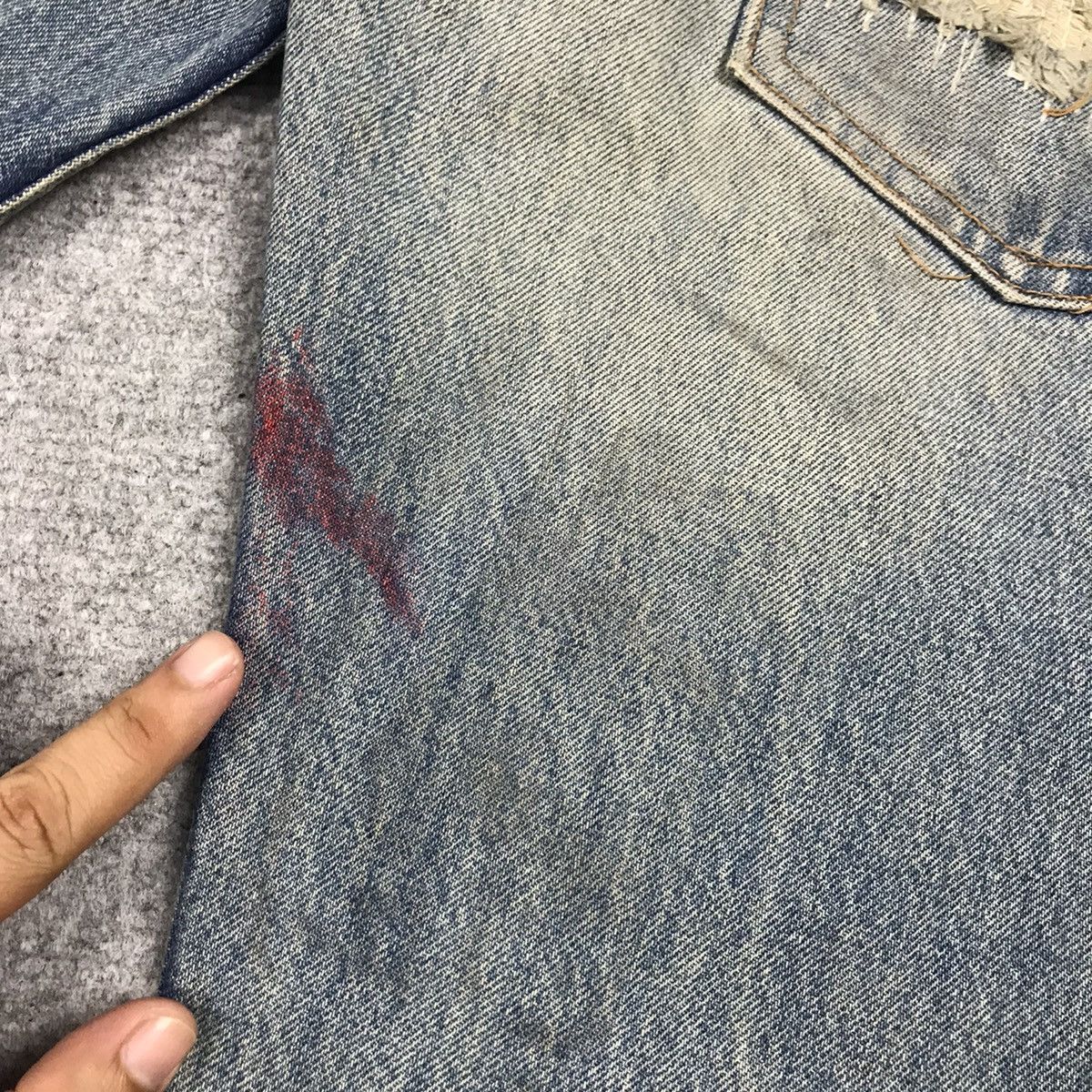 Japanese Brand ENTIA DISTRESSED DENIM JAPAN STYLE DENIM PANTS Size US 30 / EU 46 - 10 Thumbnail