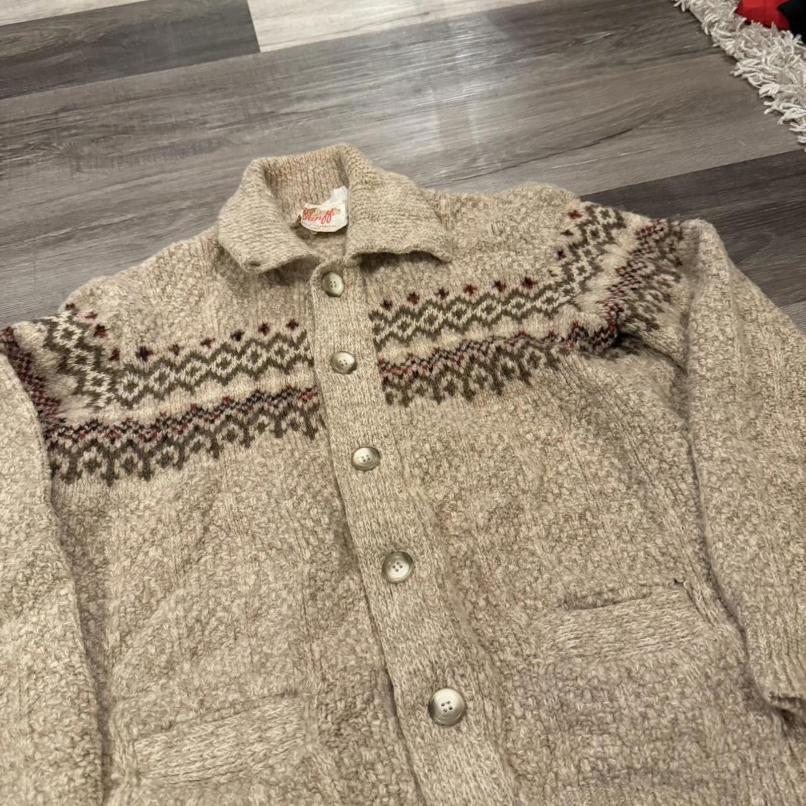 Other vintage Banff button up cardigan sweater 70s/80s S/M Size S / US 4 / IT 40 - 1 Thumbnail