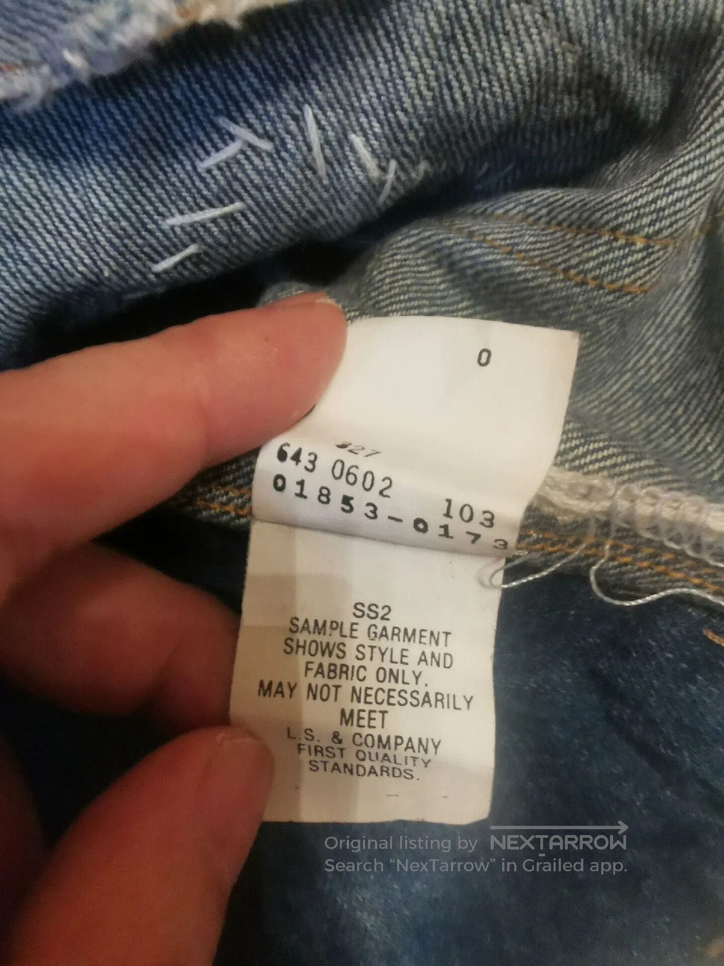LVC LVC1918 Vintage Denim Jeans. Size US 30 / EU 46 - 6 Thumbnail