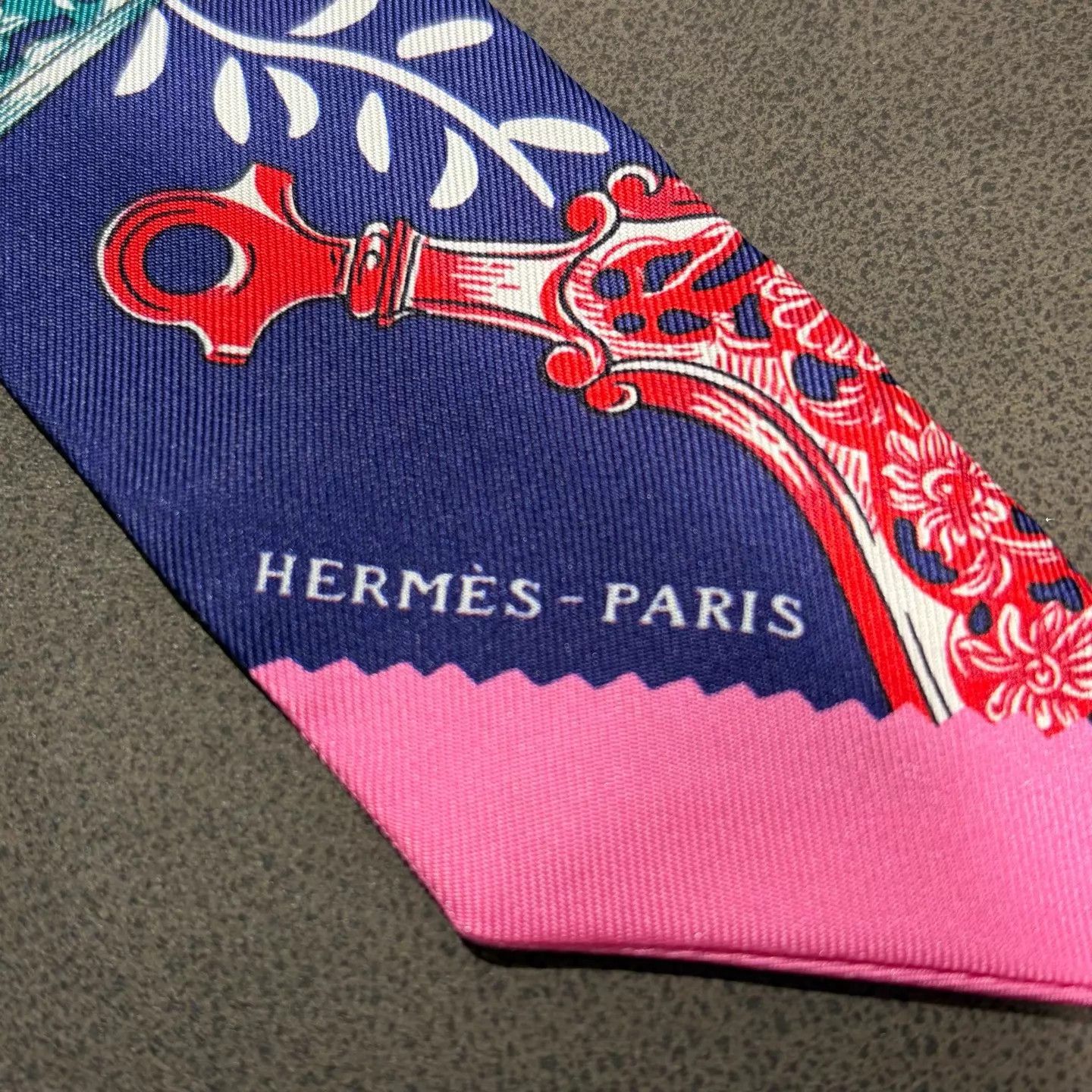 Hermes Hermes Blue Silk Scarf Original Box Size ONE SIZE - 3 Thumbnail