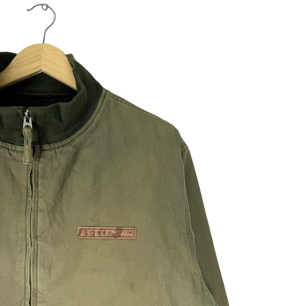 Avirex × Vintage ☀️AVIREX USN DECK ZIPPER JACKET Size US L / EU 52-54 / 3 - 4 Thumbnail