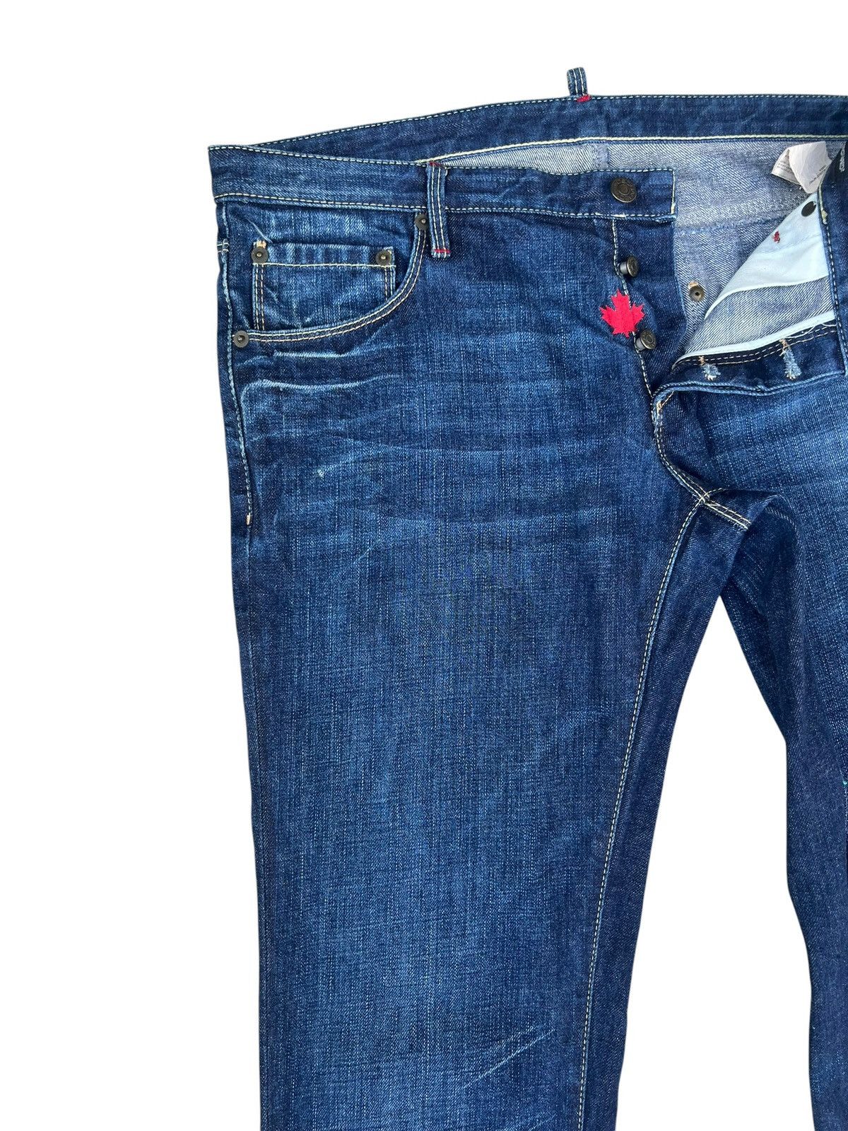 Dsquared2 Dsquared2 Made in Italy Distressed Ripped Skinny Jeans Size US 32 / EU 48 - 8 Thumbnail