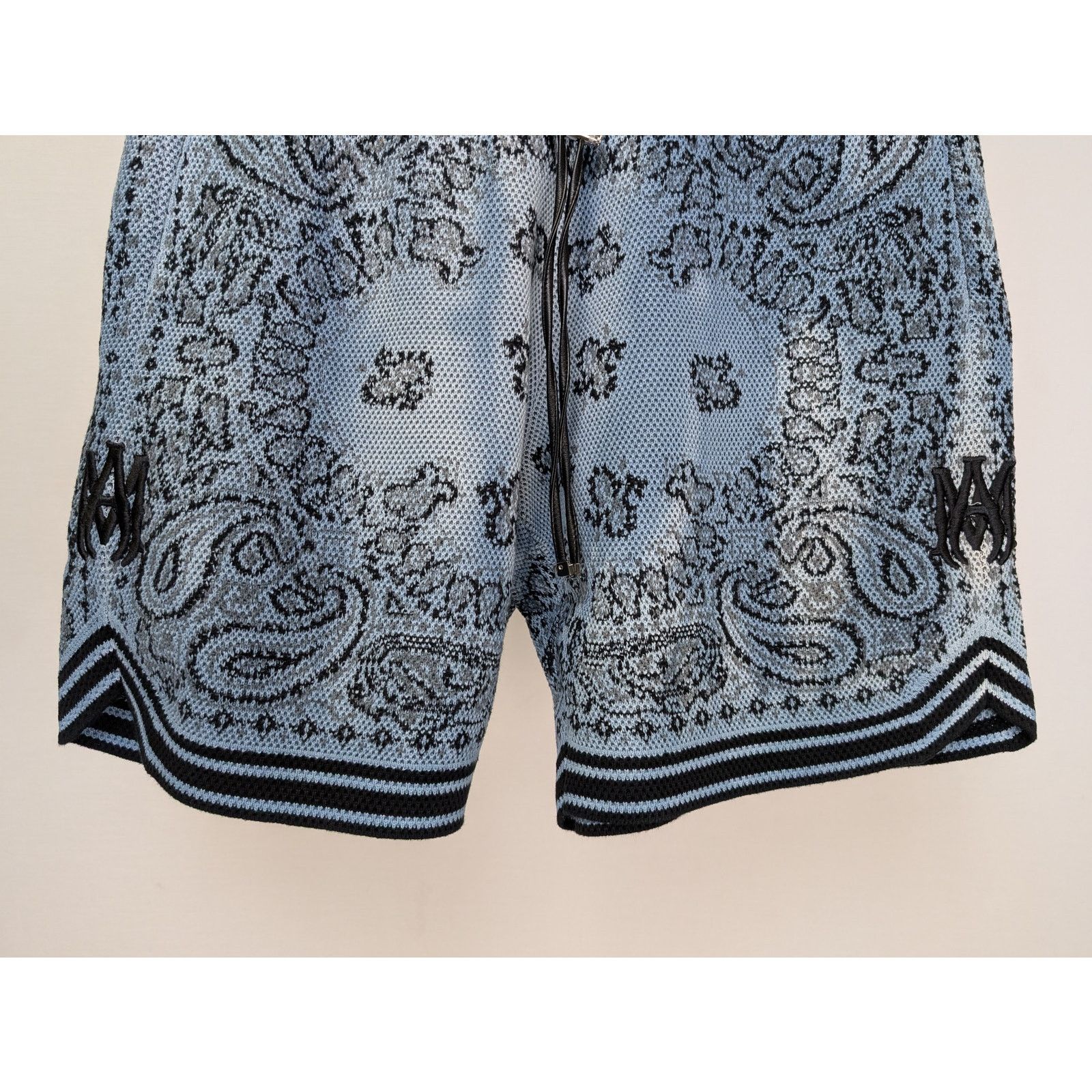 Amiri o1rshd1 Bandana Basketball Short in Blue Size US 36 / EU 52 - 12 Thumbnail