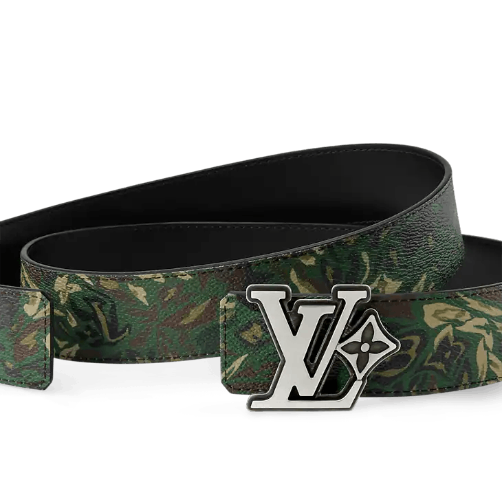 LV Flower Camoflage 40MM Reversible Belt