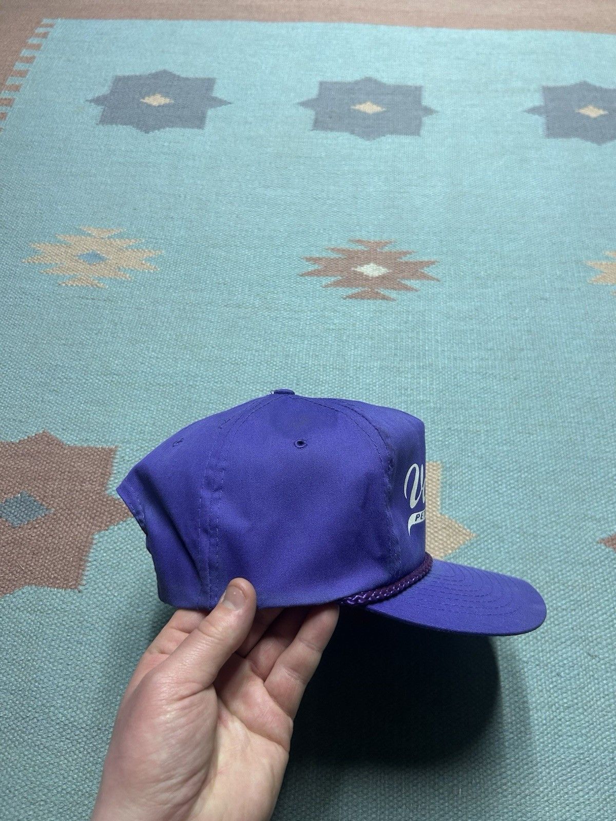 Vintage Vtg SnapBack hat valley petroleum oil gas Michigan purple Size ONE SIZE - 8 Thumbnail