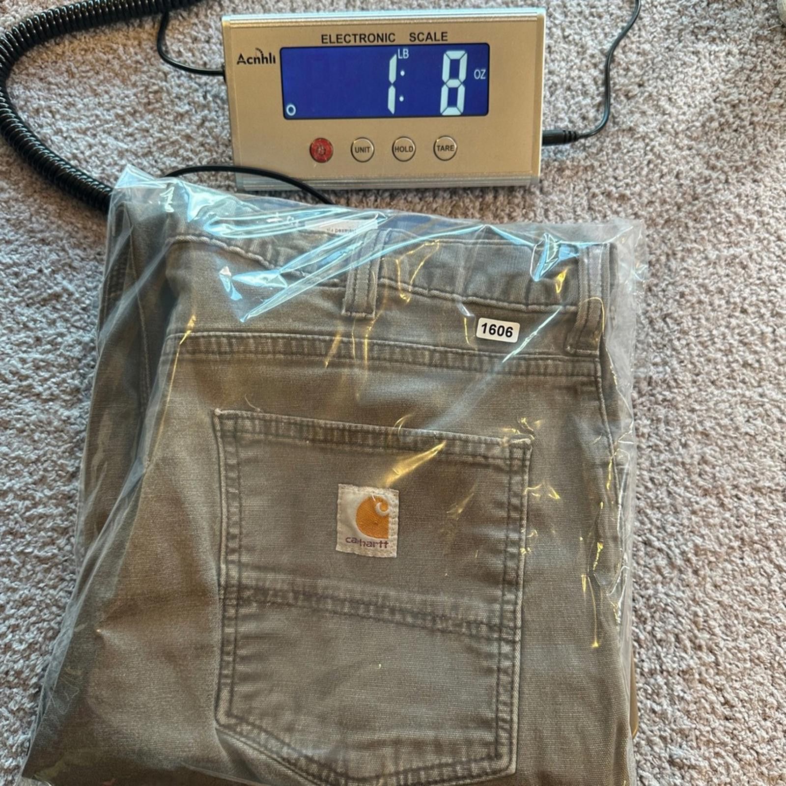 Carhartt Carhartt Relaxed Fit Work Pants Mens 38x34 Khaki Utility Size US 38 / EU 54 - 8 Thumbnail