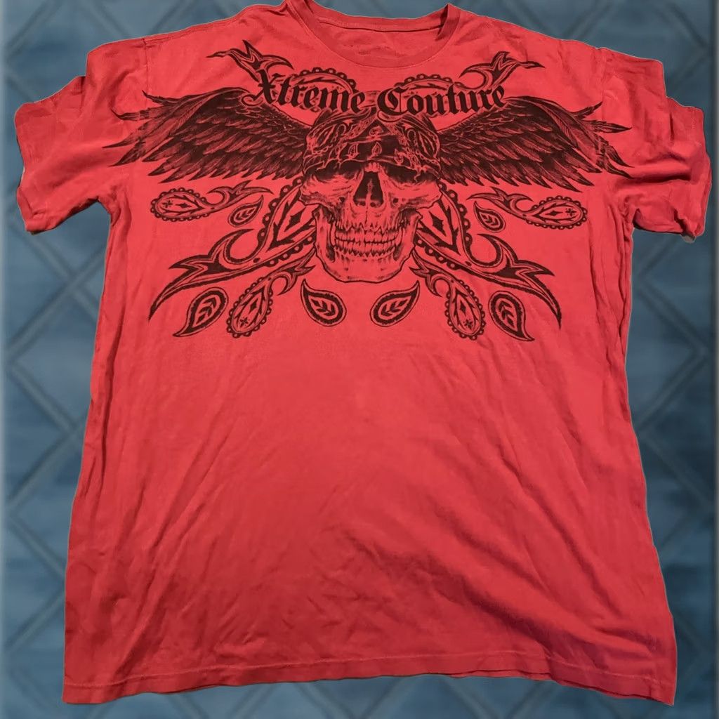 Vintage Extreme Couture Affliction Style Double Sided T Shirt MMA XXL Awesome Size US XXL / EU 58 / 5 - 1 Thumbnail