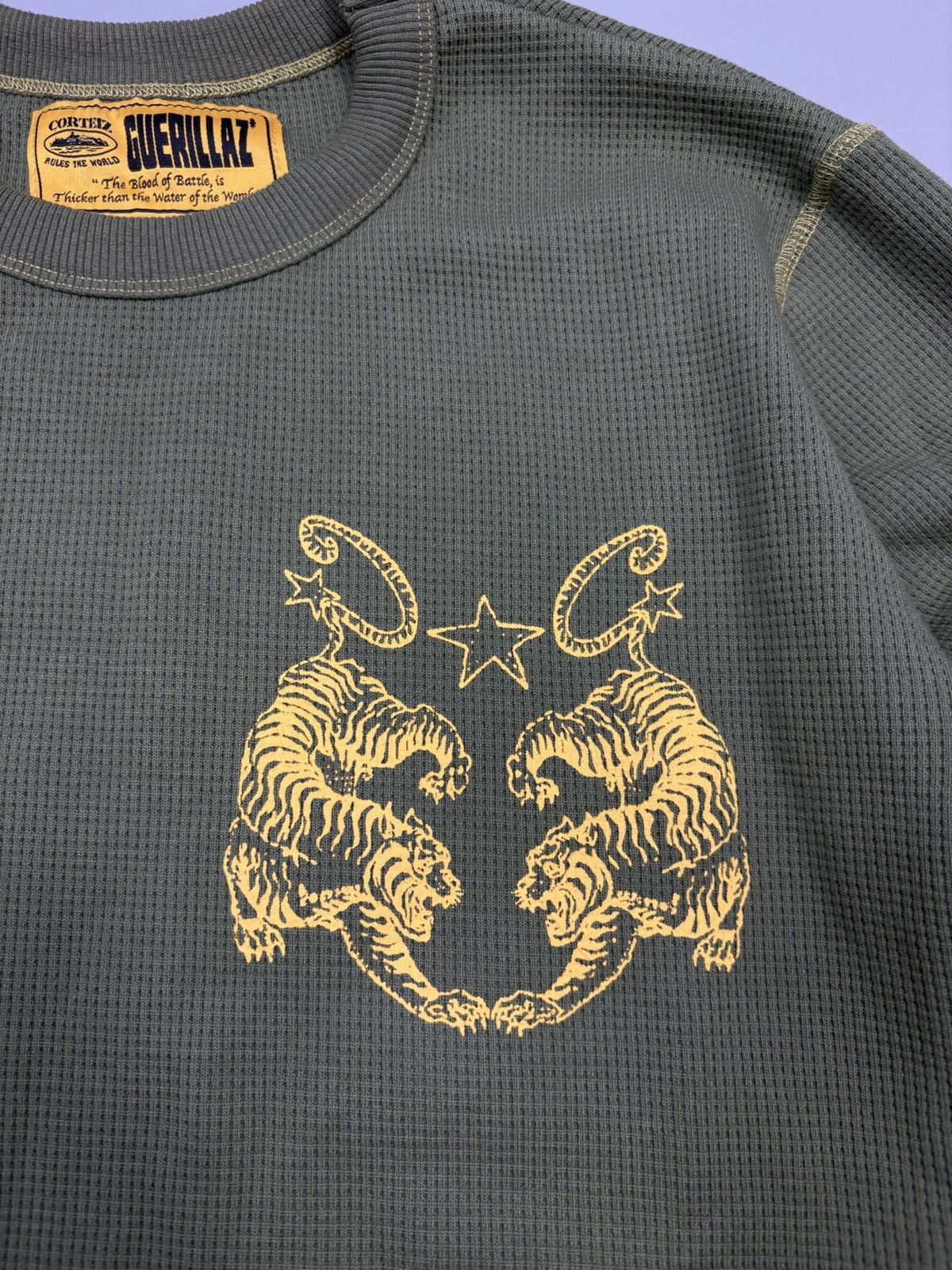 Corteiz Corteiz Tiger Contrast Waffle Longsleeve Size US M / EU 48-50 / 2 - 5 Thumbnail