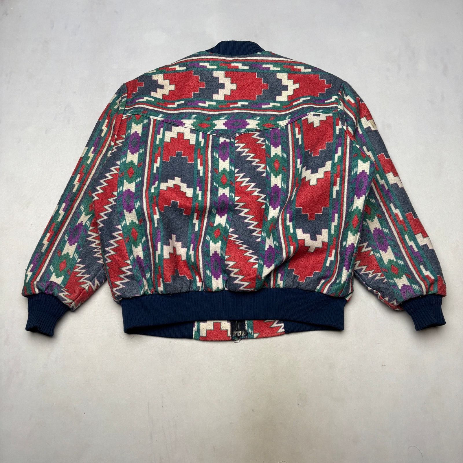 Vintage Vintage Saddle King Western Aztec Southwest Jacket Men's XL Size US XL / EU 56 / 4 - 3 Thumbnail