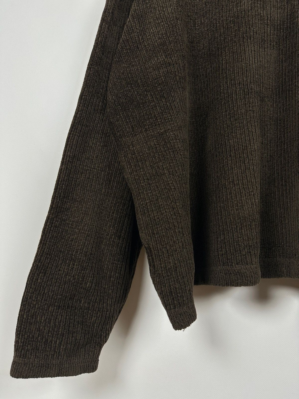 Yves Saint Laurent Vintage Yves Saint Laurent YSL Mock Neck Ribbed Sweater Size US L / EU 52-54 / 3 - 16 Thumbnail