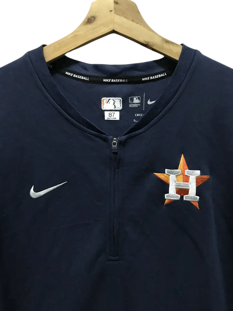 Nike Nike X MLB Houston Astros 87 Whitcomb Authentic Collection Size US XL / EU 56 / 4 - 3 Thumbnail