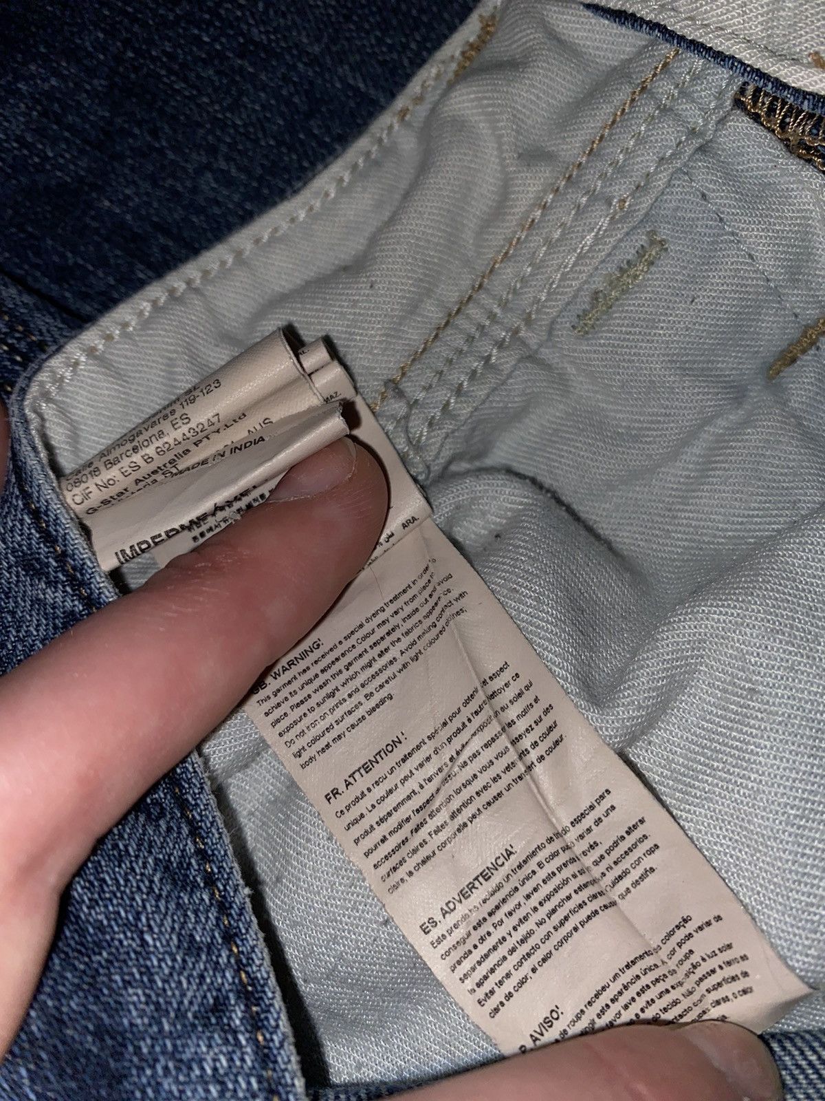 G-Star Vintage G-Star Y2K Multi Pocket Bootcut Denim Jeans Pants Size US 32 / EU 48 - 14 Thumbnail