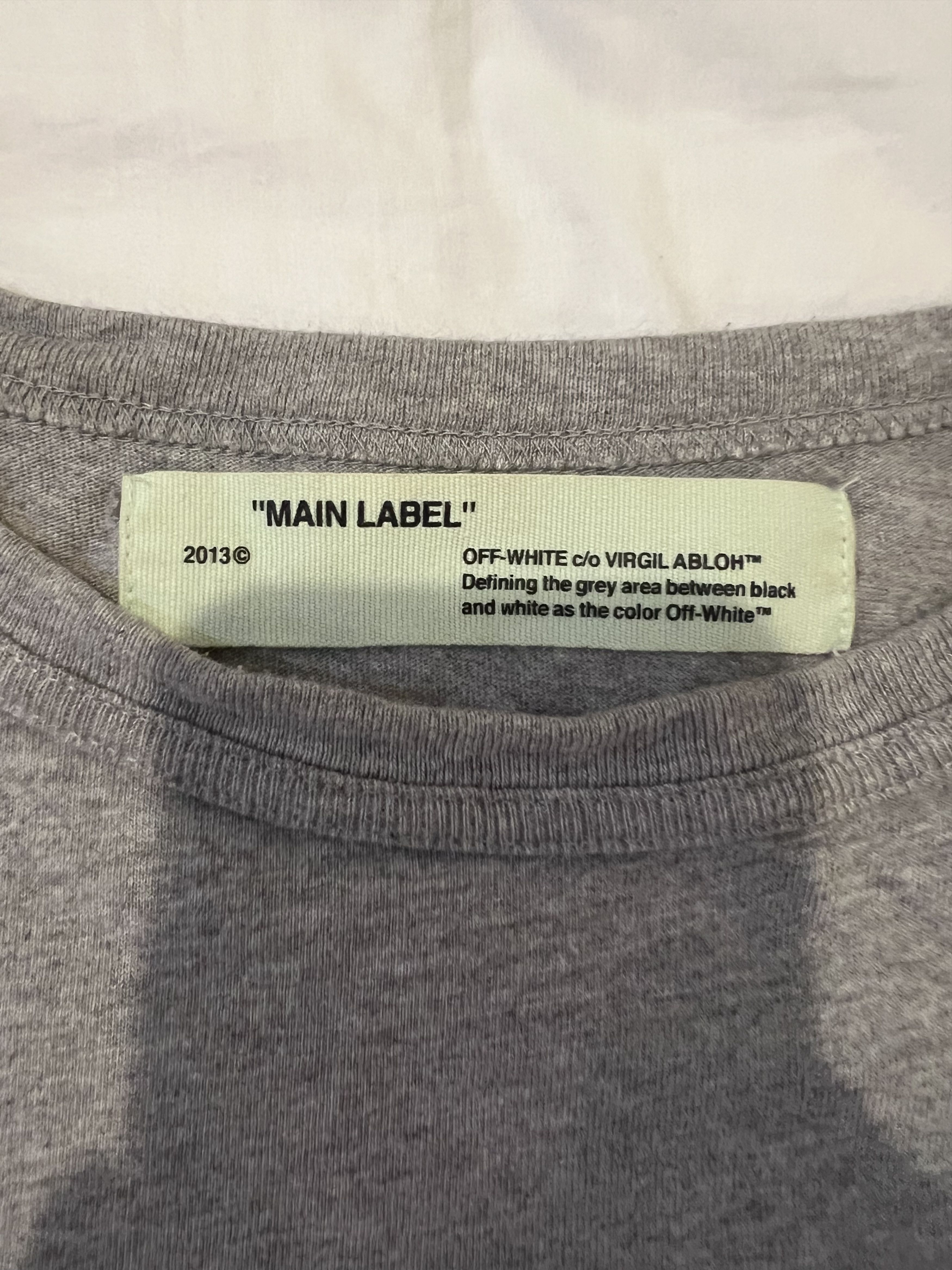 Kith × Off-White Off-White x Kith Global Tee Grey Size US L / EU 52-54 / 3 - 3 Thumbnail