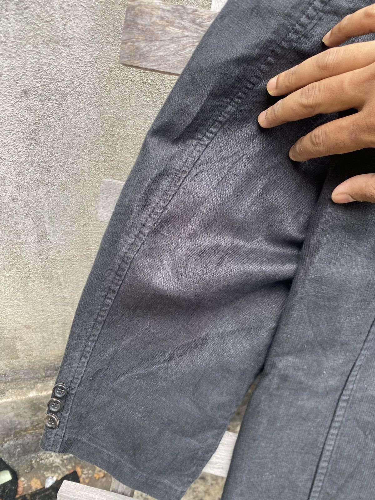 Comme des Garcons Vintage 1995 Comme des Garçons Waxed Boxy Jacket Size 50L - 9 Thumbnail