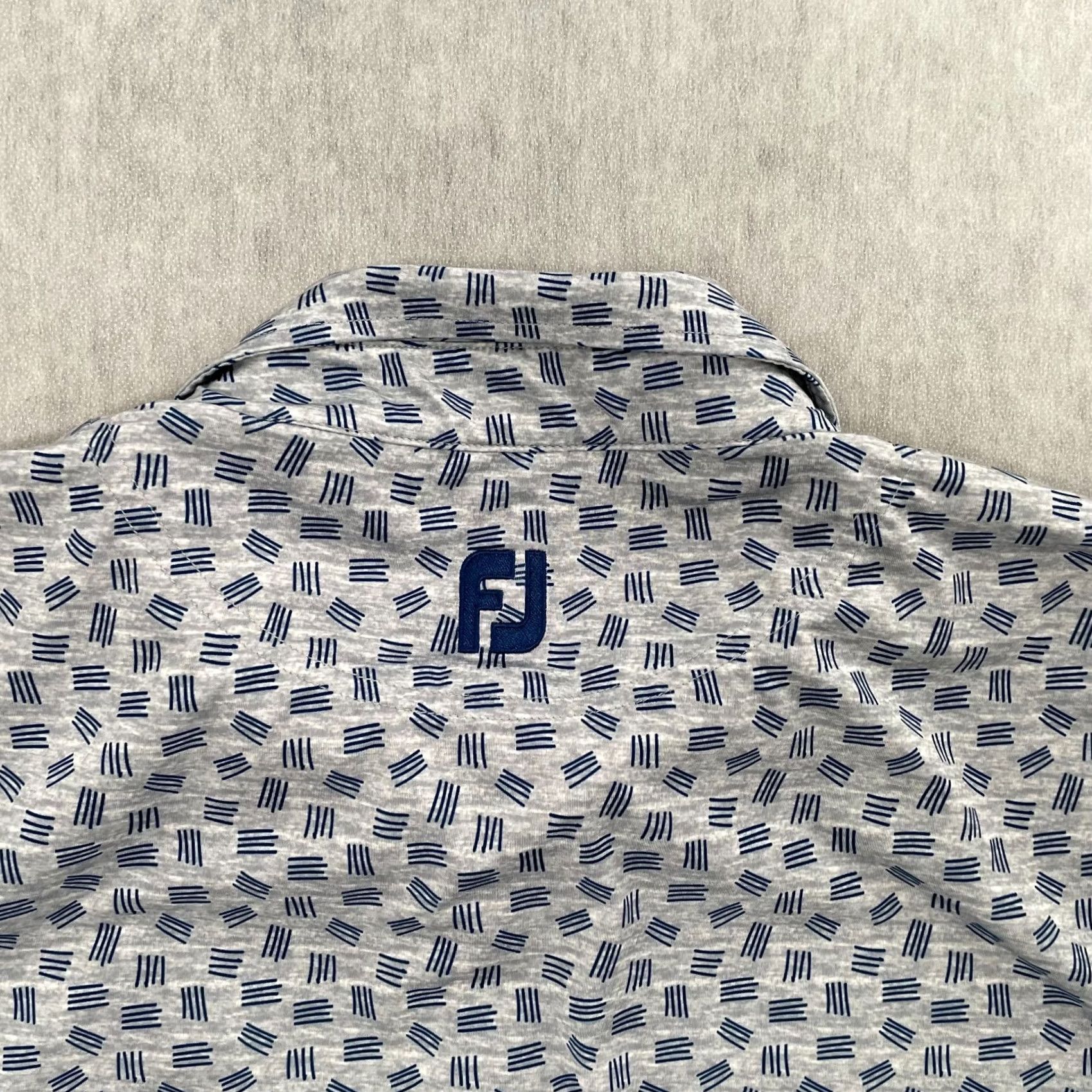Footjoy FootJoy Polo Shirt Adult XL Blue Gray The Ritz Carlton Members Club Logo Mens Size US XL / EU 56 / 4 - 4 Thumbnail