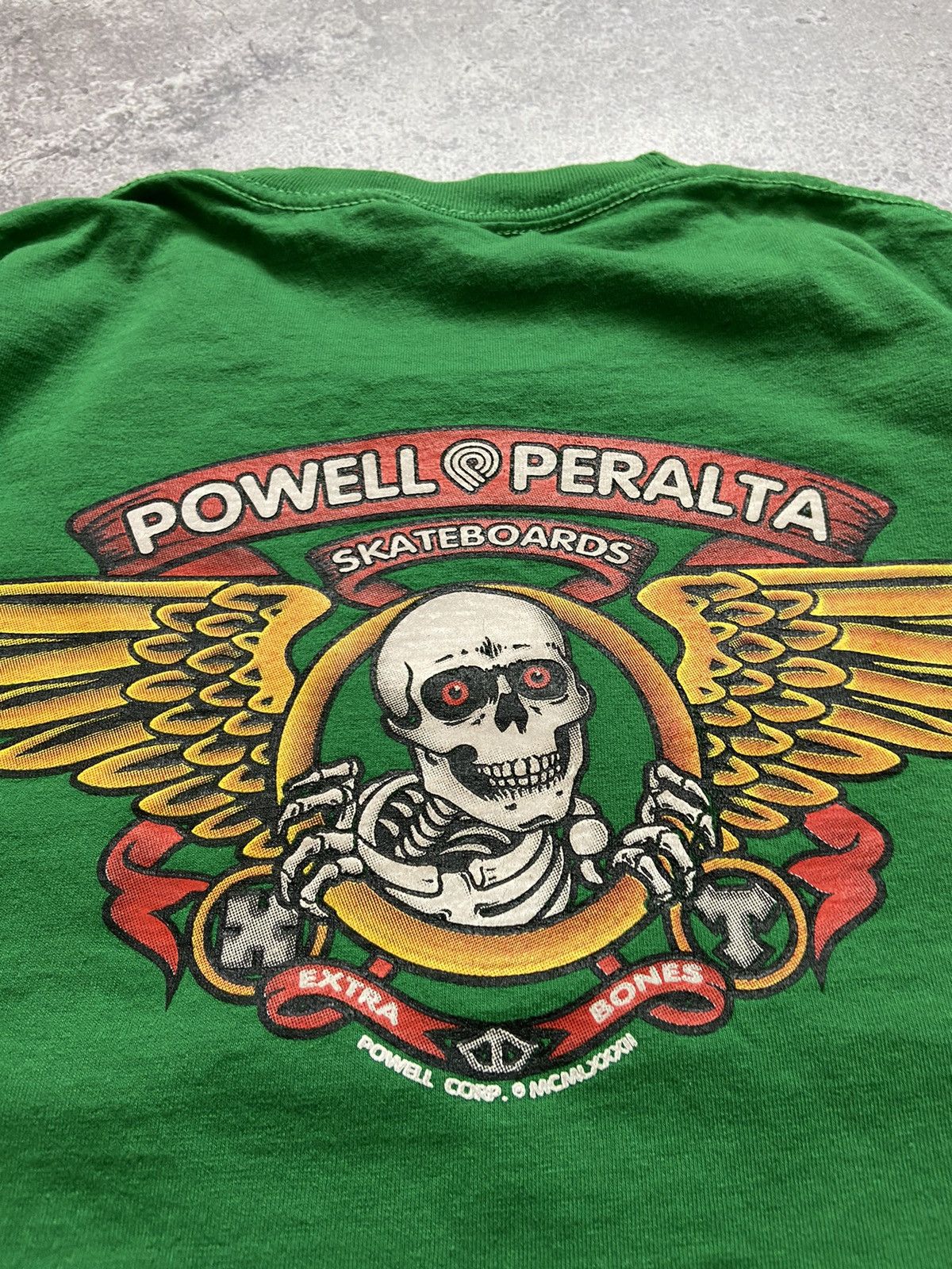 Powell Peralta Powell Peralta Bones Skeleton Iconic Skate Tee Size US L / EU 52-54 / 3 - 3 Thumbnail