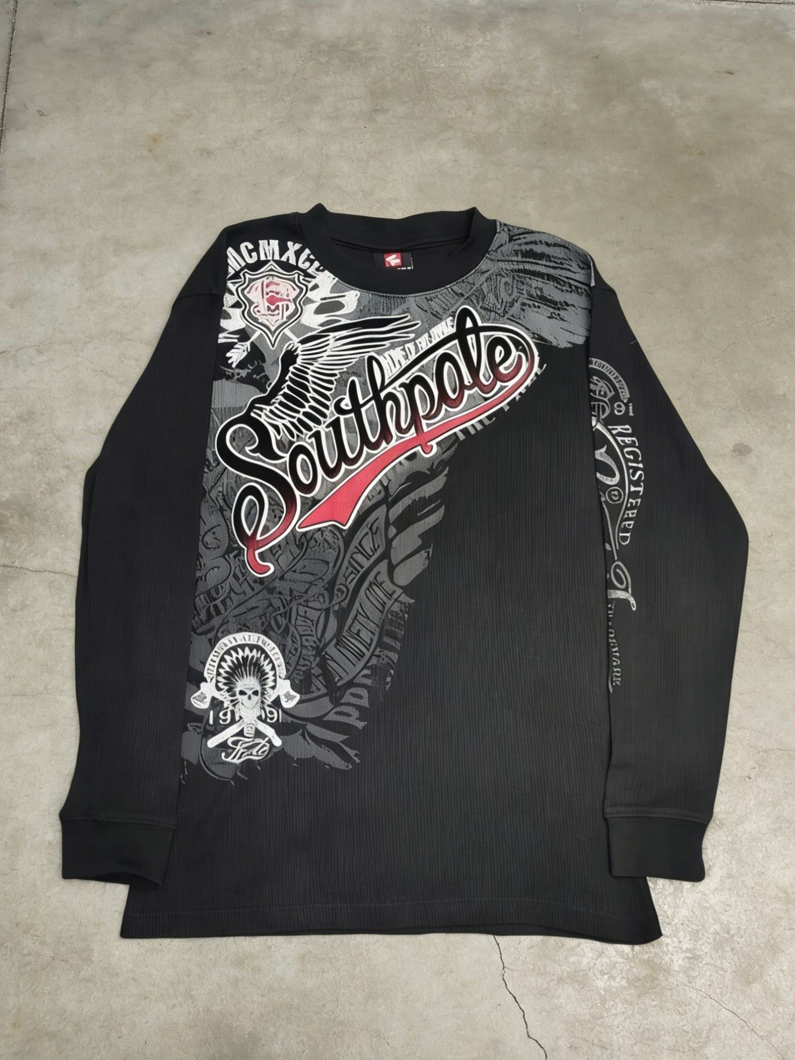 Southpole southpole grunge printed long sleeved t-shirt Size US L / EU 52-54 / 3 - 1 Thumbnail