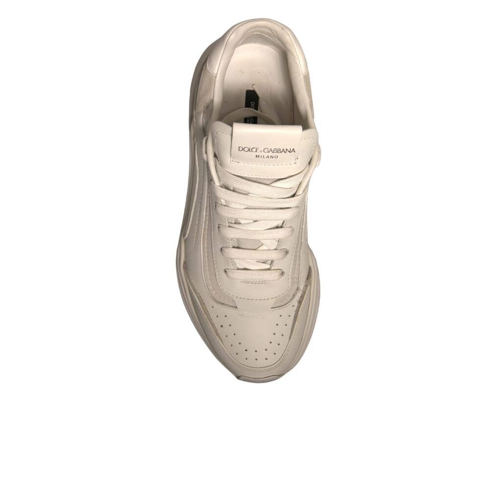 Dolce & Gabbana Dolce & Gabbana White Daymaster Leather Low Top Sneakers Sho Size US 9 / EU 42 - 8 Thumbnail