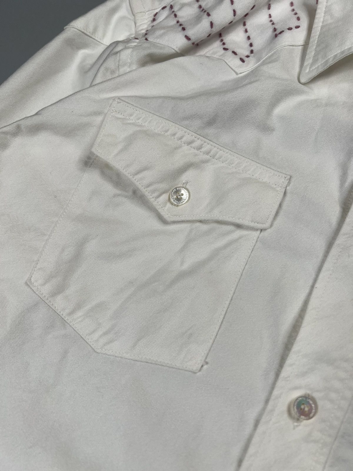Visvim Visvim Sashiko Stitch Buttondown Size US M / EU 48-50 / 2 - 4 Thumbnail