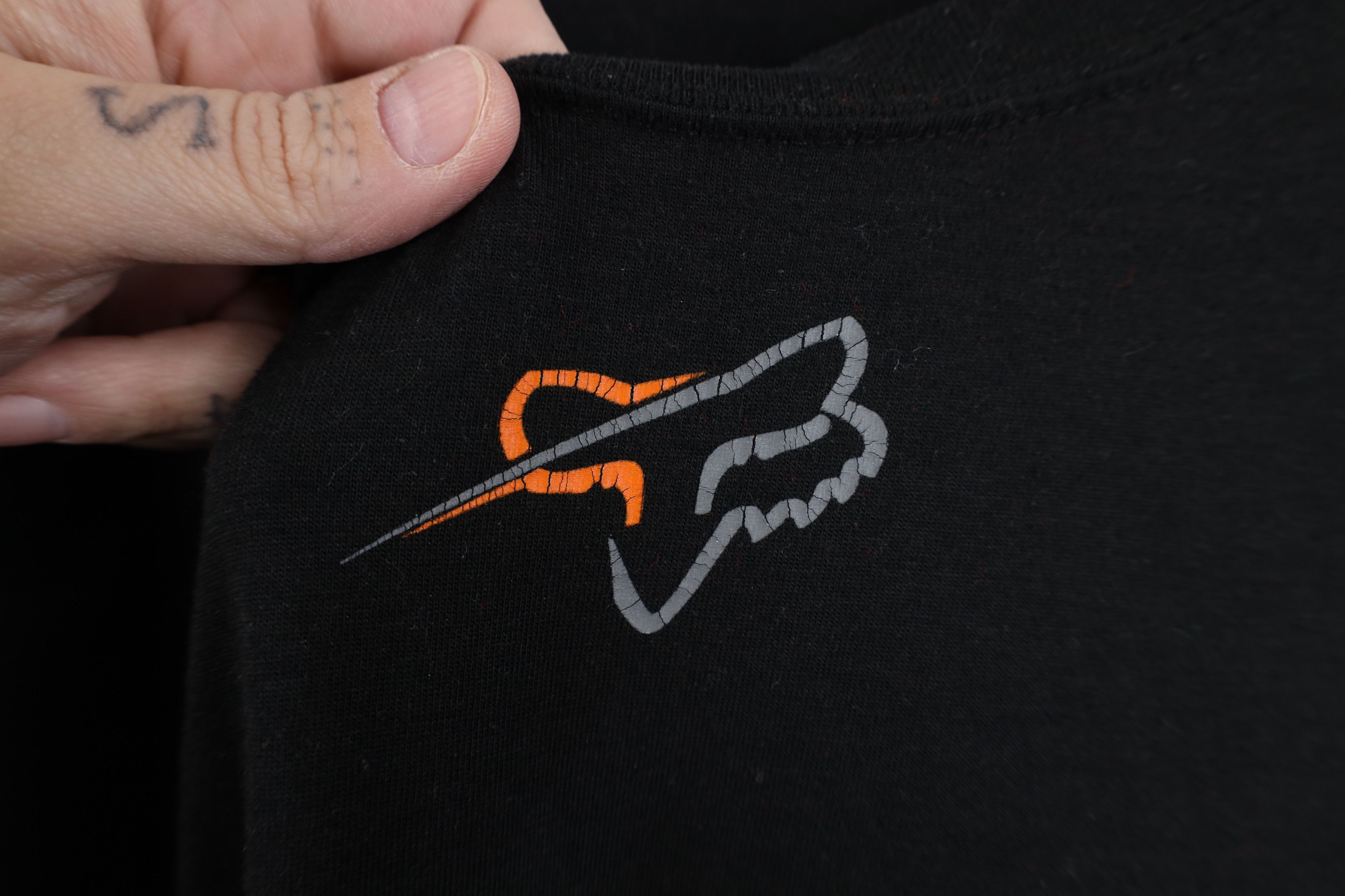 Fox Racing Vintage Y2K Fox Racing Center Logo Long Sleeve T-Shirt Black Size US XL / EU 56 / 4 - 5 Thumbnail